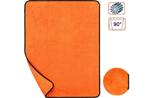 Microvezel Autodroogdoek  XL  65 x 90 cm  Oranje