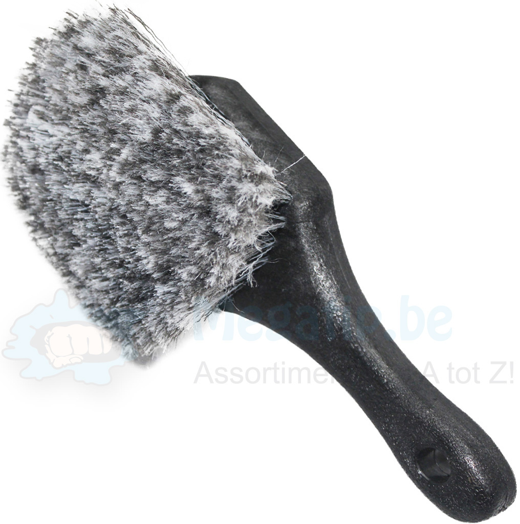 Professionele Velgenborstel  22 cm. -  Grijs