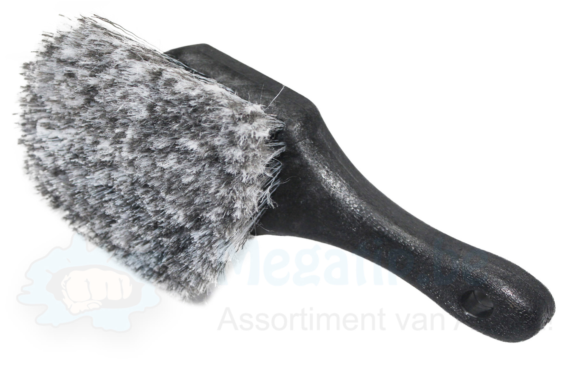 Professionele Velgenborstel  22 cm. -  Grijs