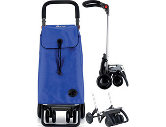 Boodschappenwagen roterende voorwielen en verstelbare handgreep - Blauw  " I-BAG MF 4.2 TOUR PLUS"