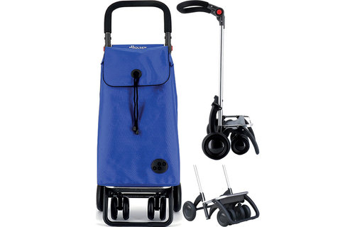 Boodschappenwagen roterende voorwielen en verstelbare handgreep - Blauw  " I-BAG MF 4.2 TOUR PLUS" Boodschappenwagen roterende voorwielen en verstelbare handgreep - Blauw  " I-BAG MF 4.2 TOUR PLUS"