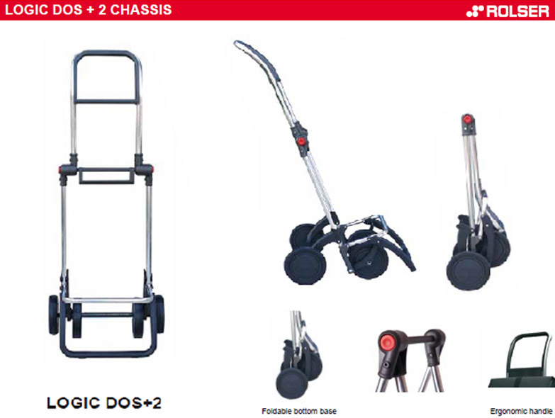 Boodschappentrolley met 4 wielen opvouwbaar Rood "I-Max MF Logic Dos + 2" Boodschappentrolley met 4 wielen opvouwbaar Rood "I-Max MF Logic Dos + 2"