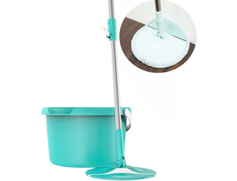 Spin & Flap Microvezel Mop - turquoise