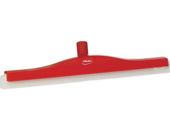 Draaibare vloertrekker 50 cm. met cassette Rood