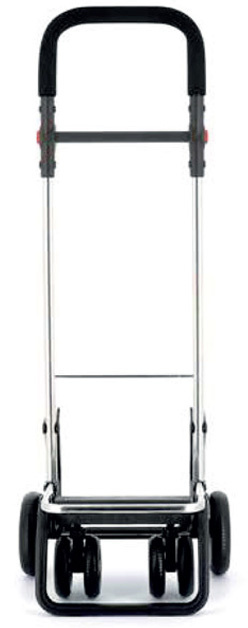 Boodschappenwagen roterende voorwielen en verstelbare handgreep - Oranje " I-BAG MF 4.2 TOUR PLUS"