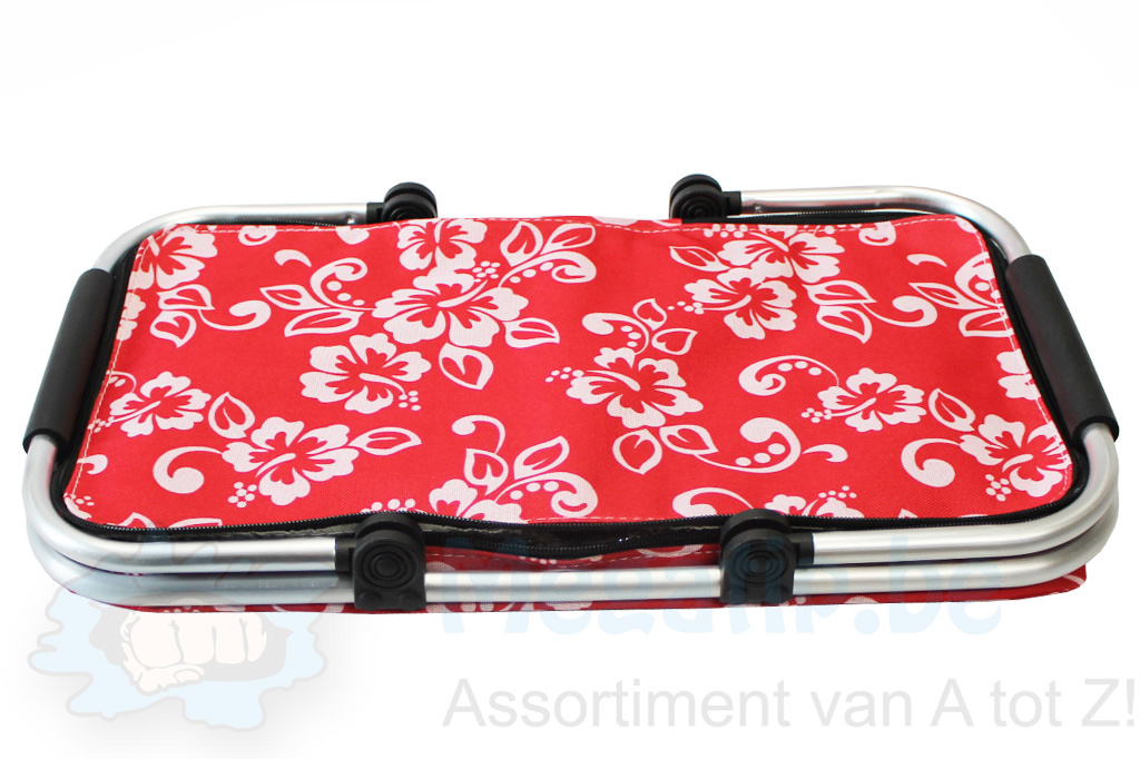 Opvouwbare Boodschappenmand  -  rood