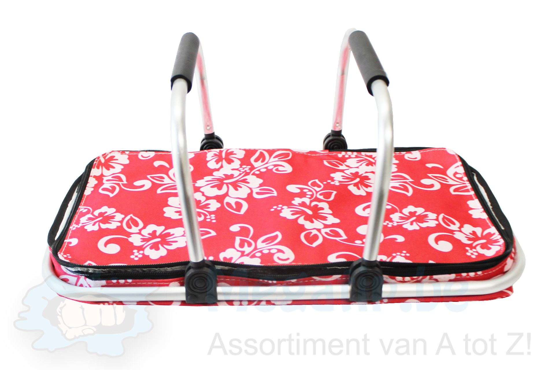 Opvouwbare Boodschappenmand  -  rood