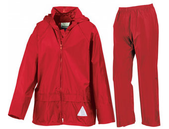 Regenpak Kinderen  Rood