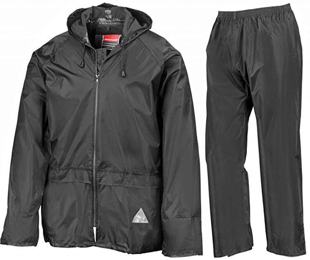 Regenpak Volwassenen   Zwart