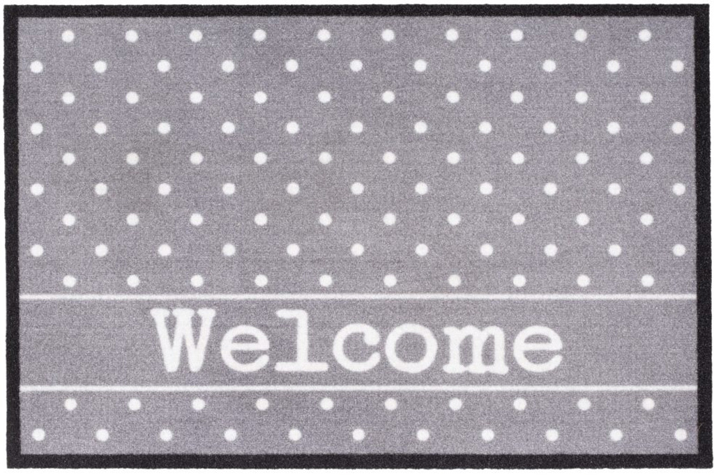 Schoonloopmat   Welcome dots 40 x 60 cm