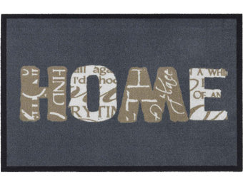 Schoonloopmat Home grey  50 x 75 cm