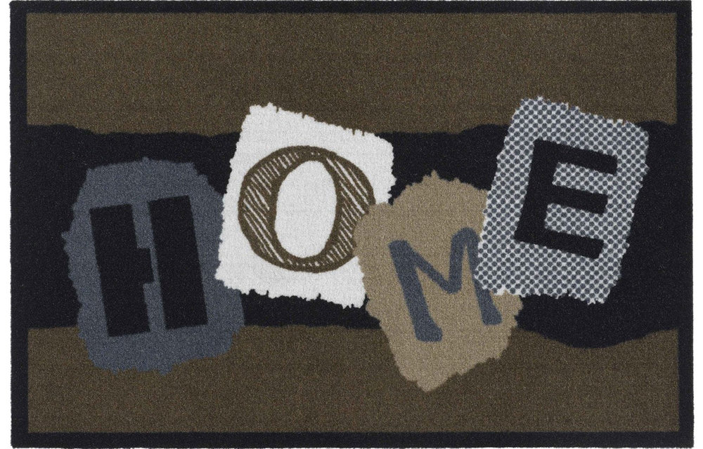 Schoonloopmat Home papercut 50 x 75 cm Schoonloopmat Home papercut 50 x 75 cm