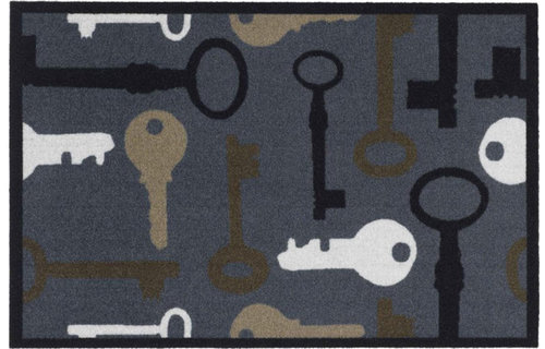 Schoonloopmat  keys  50 x 75 cm