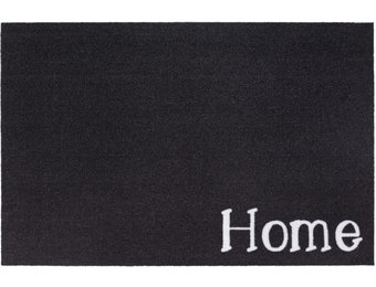 Schoonloopmat  Home Black  50 x 75 cm