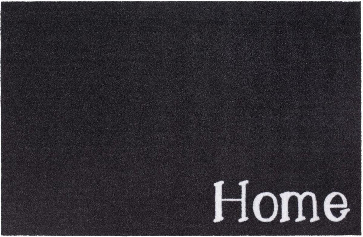 Schoonloopmat  Home Black  50 x 75 cm