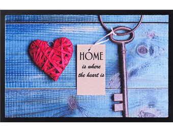 Schoonloopmat 45 x 75 cm -  Key Heart