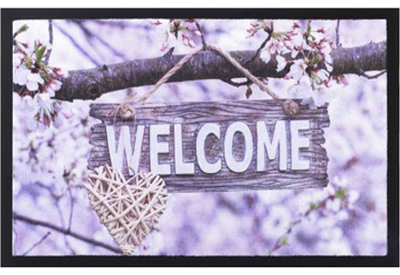 Schoonloopmat 45 x 75 cm -  Springflowers