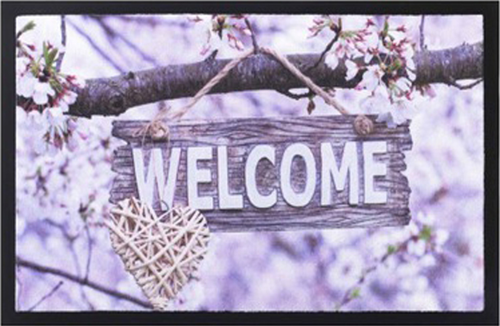 Schoonloopmat 45 x 75 cm -  Springflowers Schoonloopmat 45 x 75 cm -  Springflowers