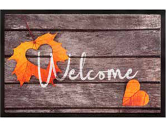 Schoonloopmat 45 x 75 cm -  Welcome Hearts