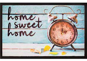 Schoonloopmat 45 x 75 cm -  Home Sweet Home Clock