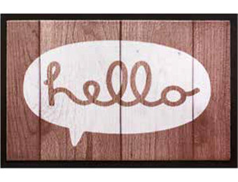 Schoonloopmat 45 x 75 cm -  Hello