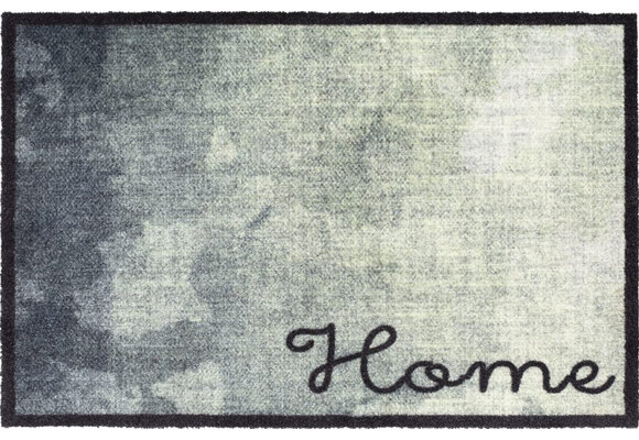 Wash+dry Deurmat Lovetails 35x75 Cm - Wasbaar, Grijs, Voor Binnen En Buiten, Allergeenvrij