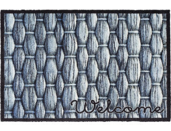 Wasbare Deurmat Welcome Knots  50 x 75 cm.