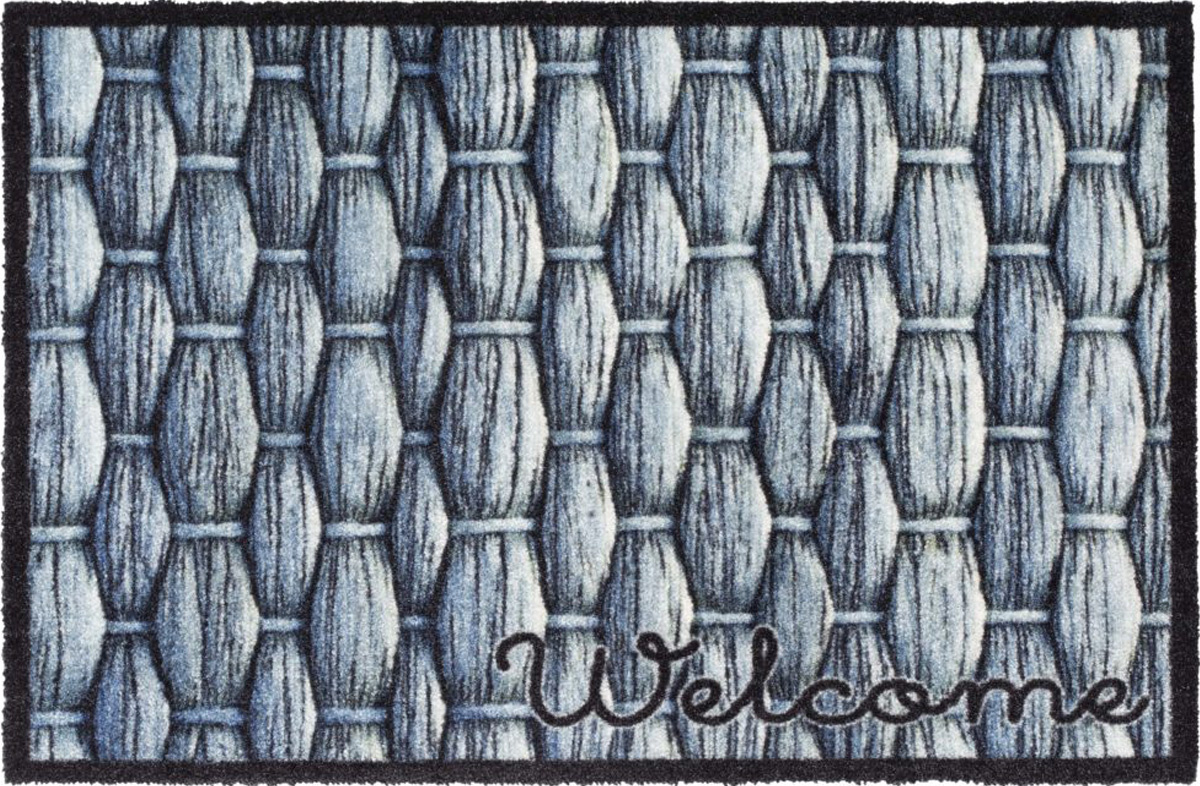 Wasbare Deurmat Welcome Knots  50 x 75 cm.