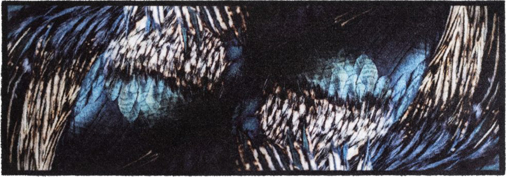 Wasbare Schoonloopmat Wings  50 x 150 cm.