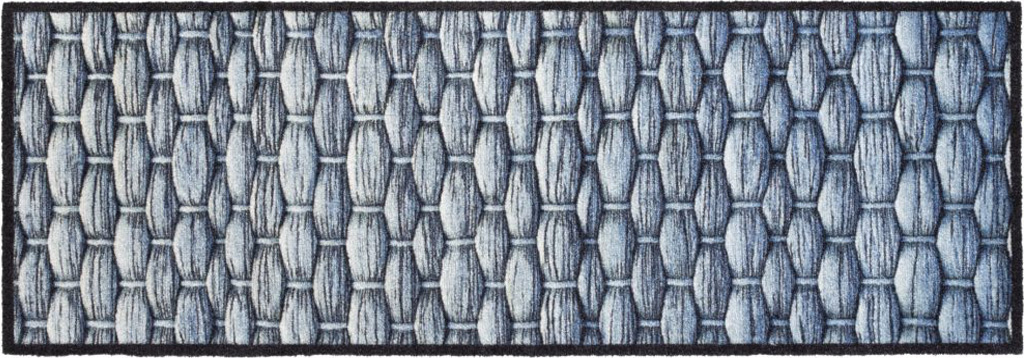 Wasbare Schoonloopmat Knots  50 x 150 cm.