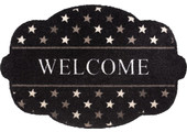 Wasbare Schoonloopmat Welcome Stars  Shape  50 x 75 cm.