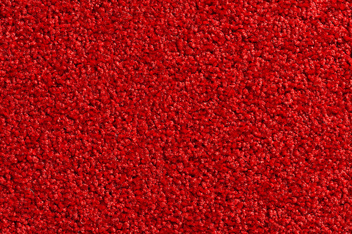 Wasbare schoonloopmat Rood  80x120 cm.