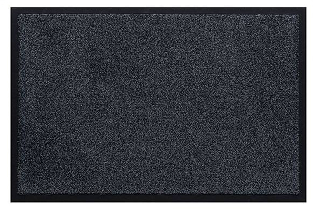 Wasbare schoonloopmat  Graphite  40x60 cm.