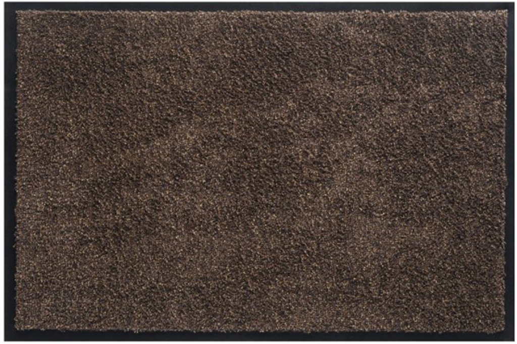 Wasbare schoonloopmat Brown 50x80 cm.