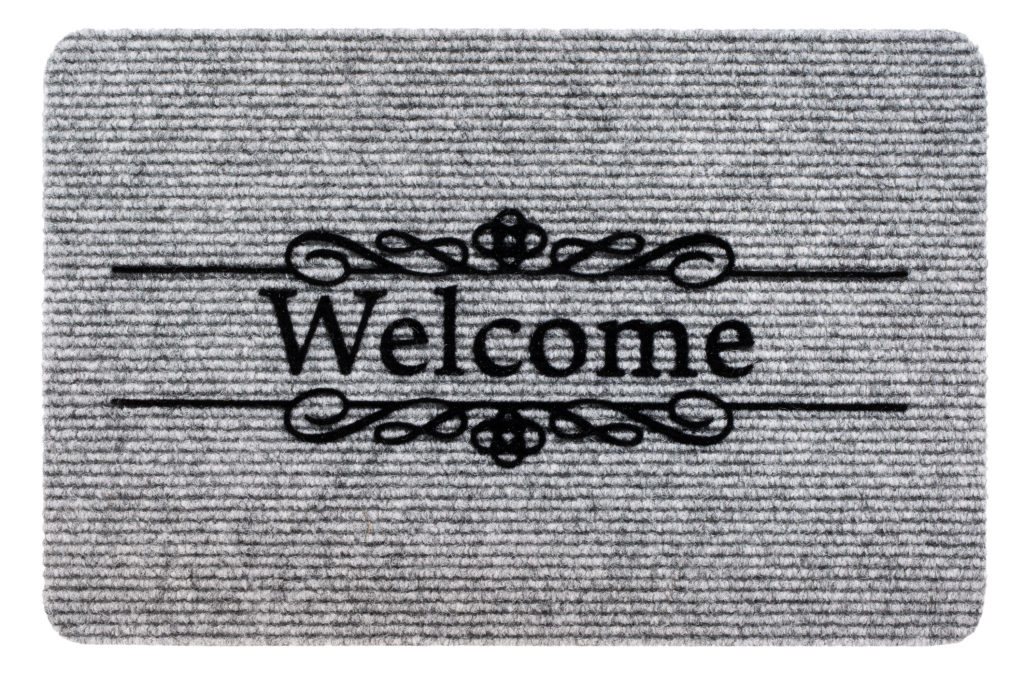 Naaldvilt deurmat Welcome  40 x 60 cm.