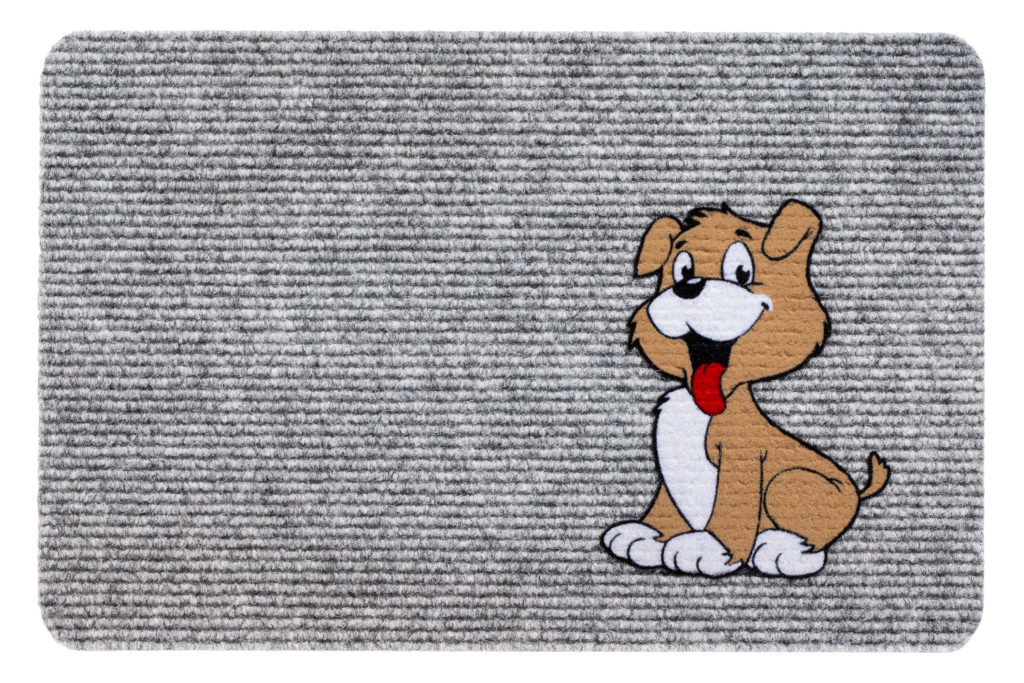 Naaldvilt deurmat  Dog  40 x 60 cm. Naaldvilt deurmat  Dog  40 x 60 cm.