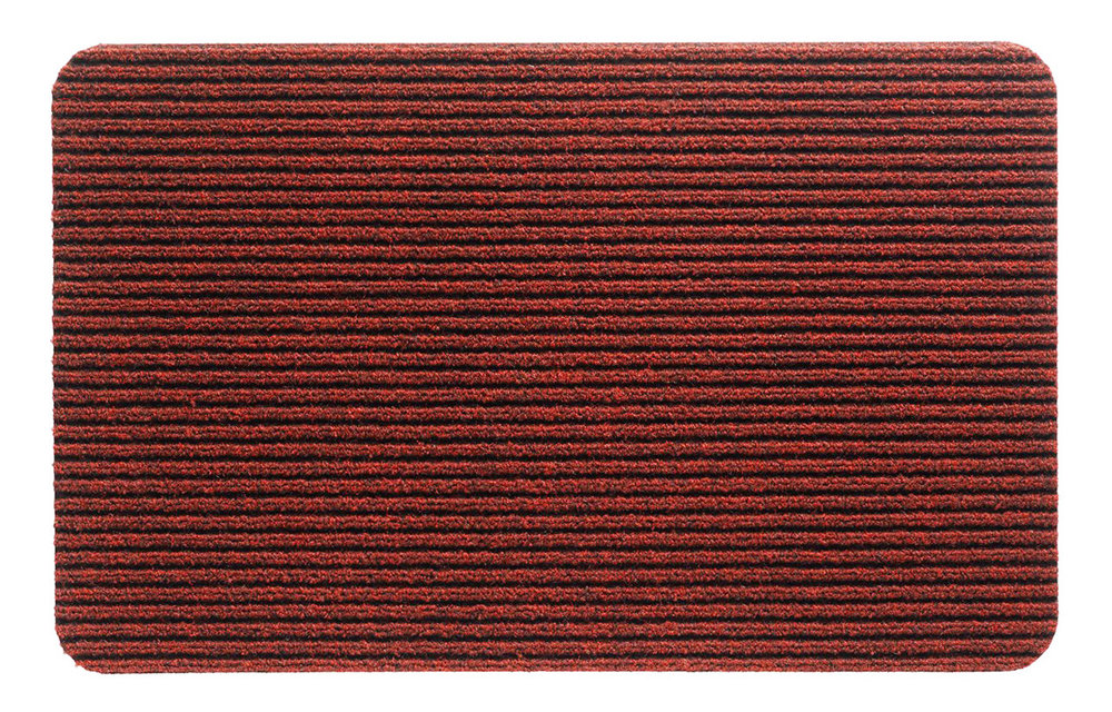 Naaldvilt deurmat Renox - Rood 40 X 60 cm.