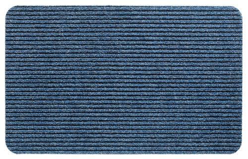 Naaldvilt deurmat Renox -  Blauw  50 X 80 cm.