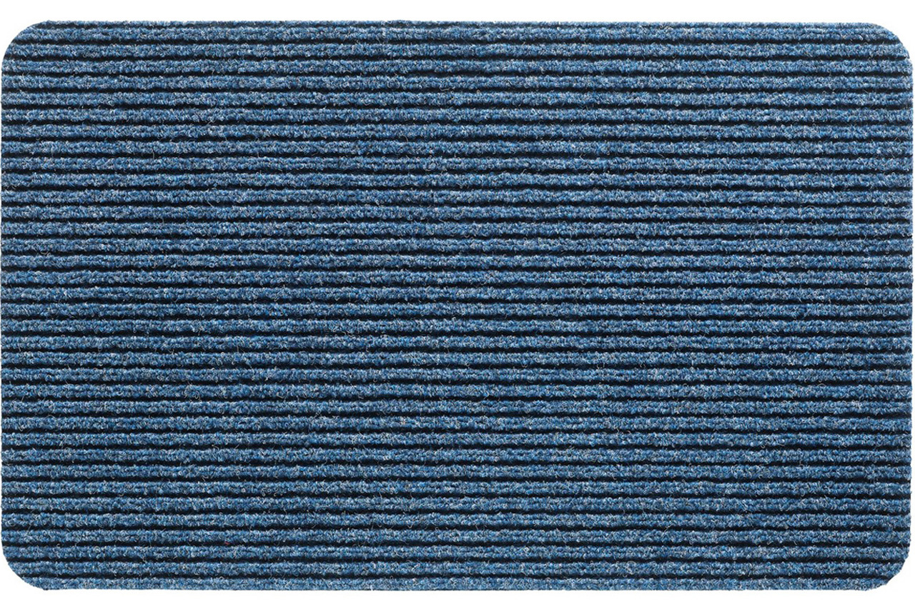 Naaldvilt deurmat Renox -  Blauw  50 X 80 cm.
