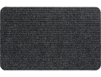 Naaldvilt deurmat Fortuna  - Anthracite 50 X 80 cm.