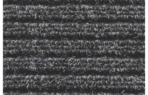 Naaldvilt deurmat Fortuna  - Anthracite 50 X 80 cm.