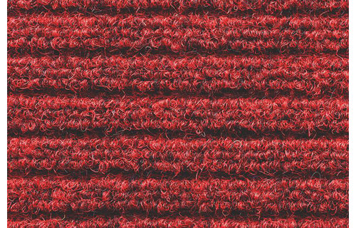 Naaldvilt deurmat Fortuna  -  classic Red 50 X 80 cm.