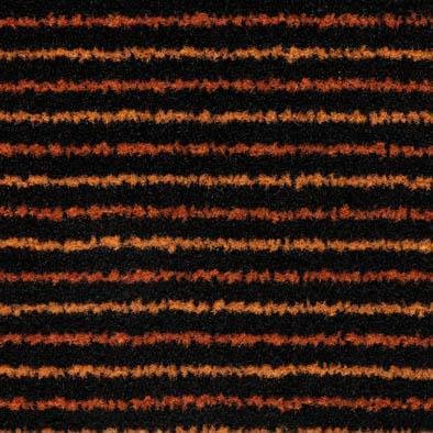 Schoonloopmat Scala 40 X 60 cm. terra met boord