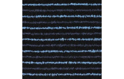 Schoonloopmat Scala 40 X 60 cm. Blauw met boord