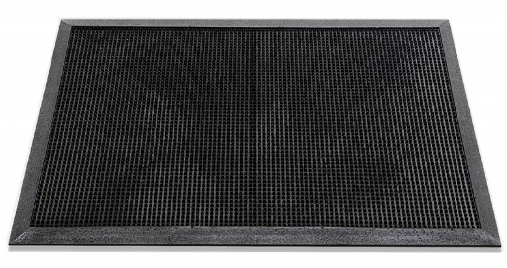 Rubber deurmat fingertip 46x70 cm. Rubber deurmat fingertip 46x70 cm.