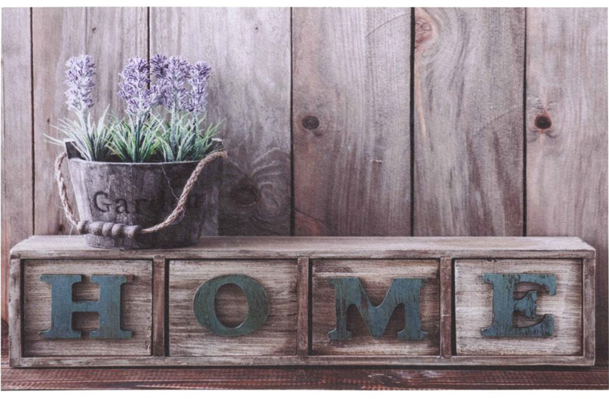 Rubber Deurmat  Gallery "Home Lavender"  45 x 75 cm. Rubber Deurmat  Gallery "Home Lavender"  45 x 75 cm.