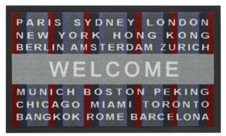 Deurmat WELCOME WorldWide 45x75 cm. Deurmat WELCOME WorldWide 45x75 cm.