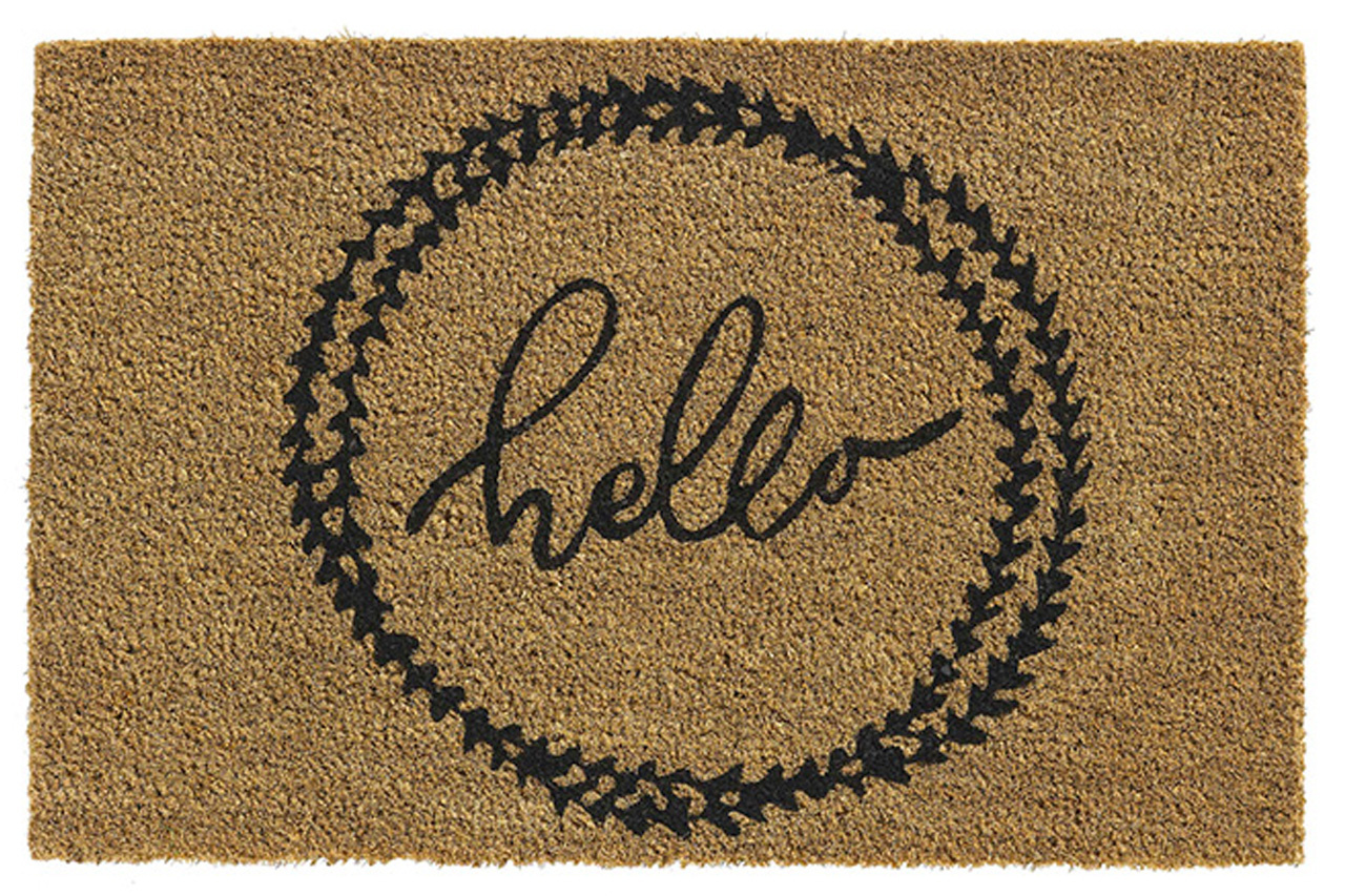 Kokosmat  ECO  Hello  40 x 60 cm Kokosmat  ECO  Hello  40 x 60 cm