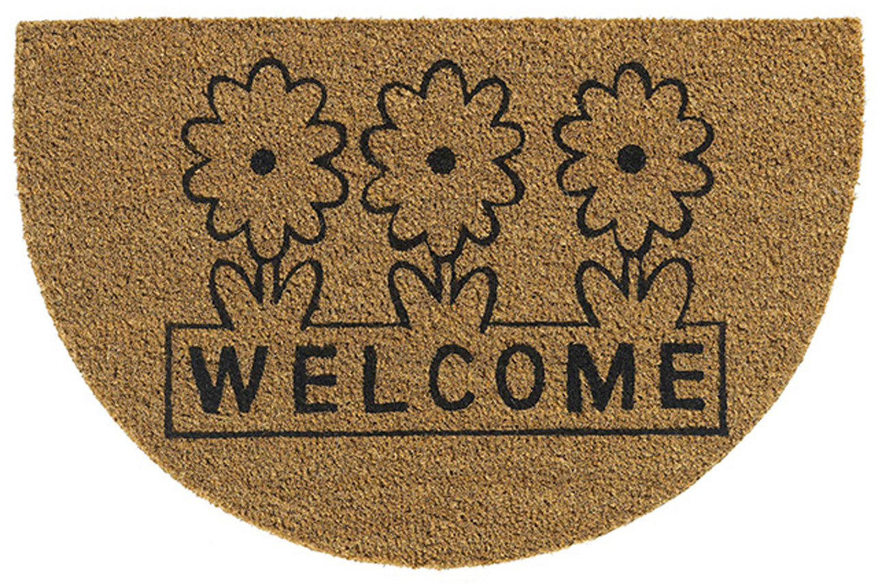 Kokosmat  ECO  Welcome Flowers HR  40 x 60 cm Kokosmat  ECO  Welcome Flowers HR  40 x 60 cm
