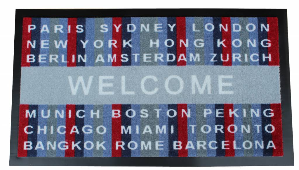 Deurmat WELCOME WorldWide 45x75 cm.